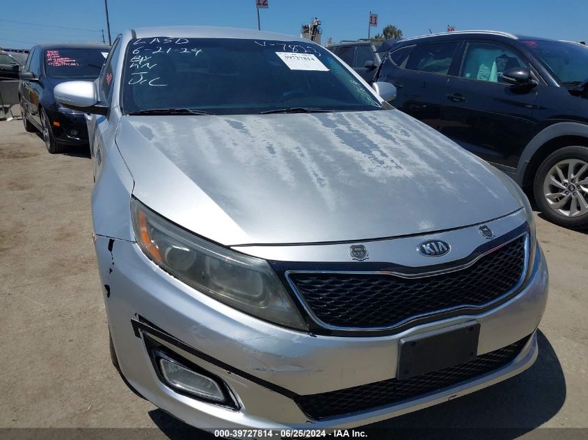 2014 Kia Optima Lx VIN: 5XXGM4A75EG307823 Lot: 39727814