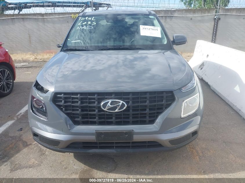 2020 Hyundai Venue Se VIN: KMHRB8A33LU044740 Lot: 39727819