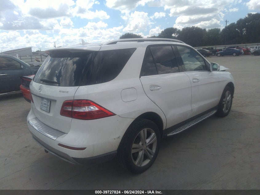 2014 Mercedes-Benz Ml 350 4Matic VIN: 4JGDA5HB5EA377700 Lot: 39727824