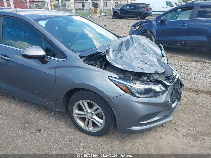 2018 Chevrolet Cruze Lt Auto VIN: 1G1BE5SM2J7210270 Lot: 39727864