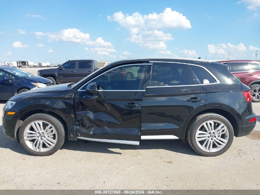 2018 Audi Q5 2.0T Premium/2.0T Tech Premium VIN: WA1BNAFY5J2245986 Lot: 39727865