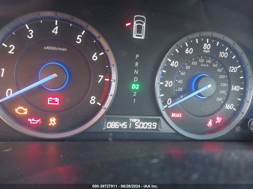 2010 Honda Accord Crosstour Ex-L VIN: 5J6TF1H59AL014457 Lot: 39727911