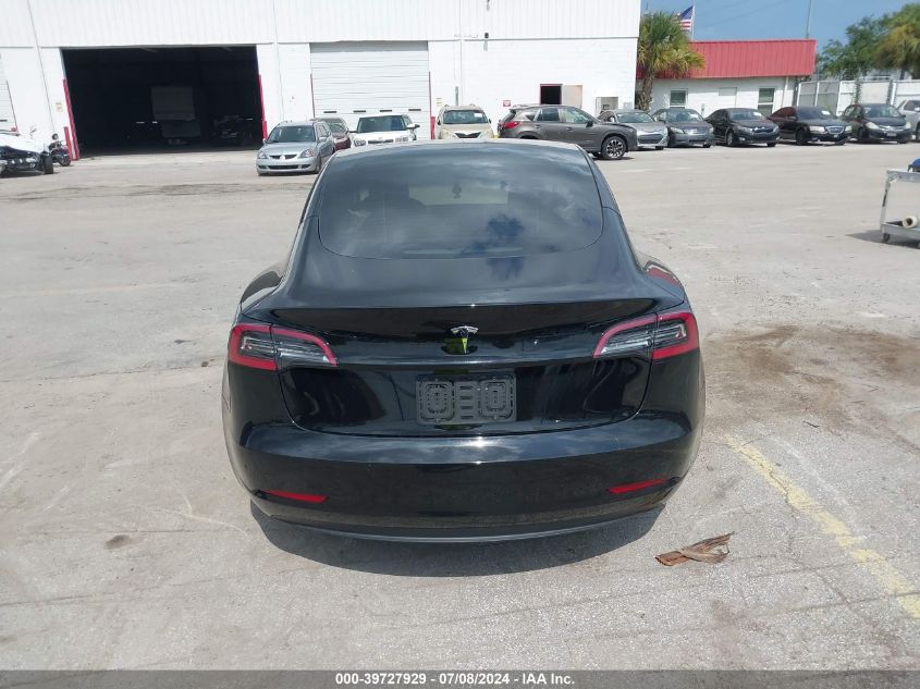 2022 Tesla Model 3 Rear-Wheel Drive VIN: 5YJ3E1EA4NF101329 Lot: 39727929