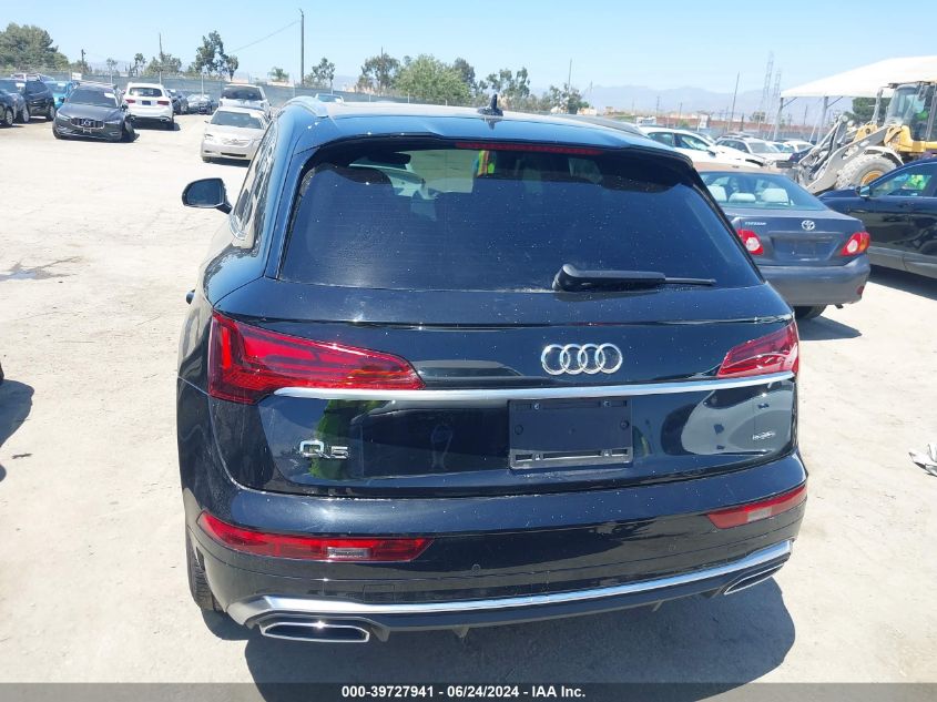 2022 Audi Q5 Premium 45 Tfsi S Line Quattro S Tronic VIN: WA1GAAFY0N2002075 Lot: 39727941