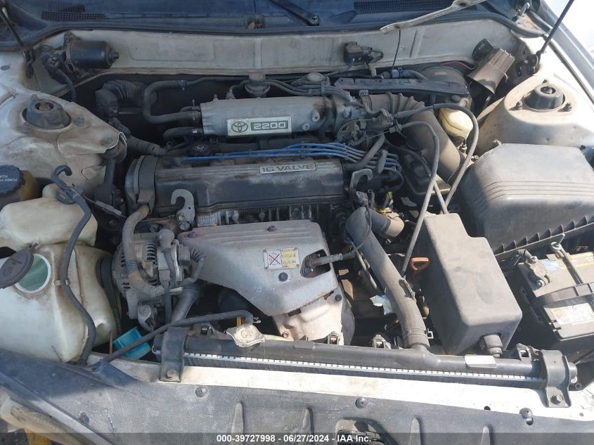 1992 Toyota Camry Xle VIN: JT2SK13E0N0085227 Lot: 39727998