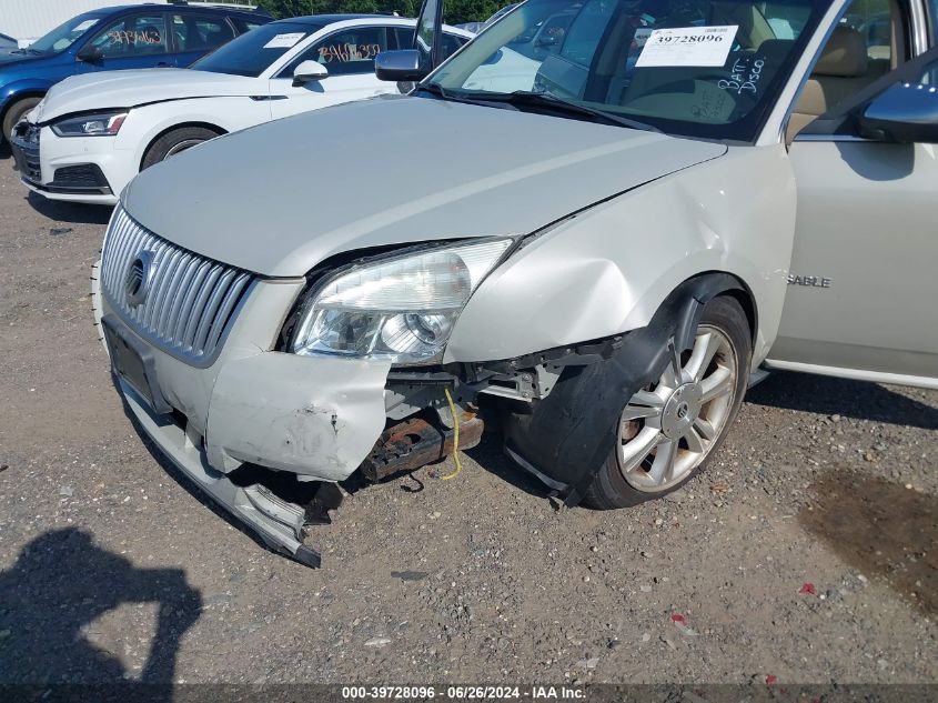 2008 Mercury Sable Premier VIN: 1MEHM42W78G615744 Lot: 39728096