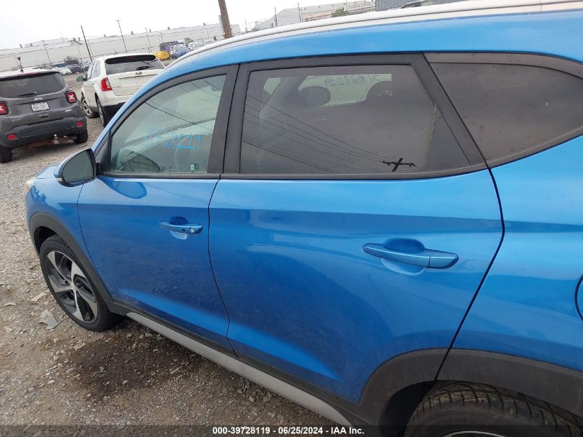 2017 Hyundai Tucson Sport VIN: KM8J3CA27HU402918 Lot: 39728119