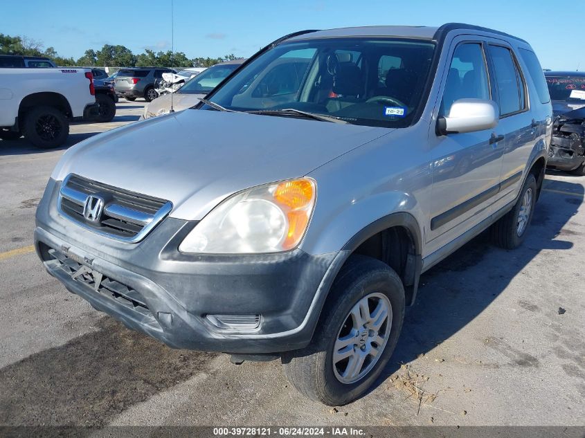 2002 Honda Cr-V Ex VIN: JHLRD788X2C018668 Lot: 39728121