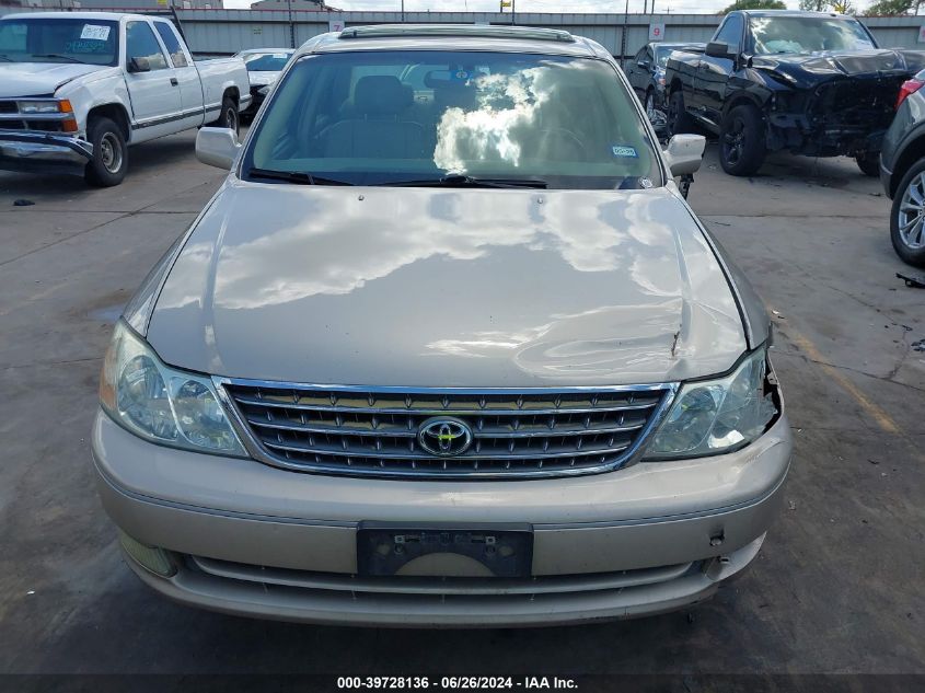 2003 Toyota Avalon Xls VIN: 4T1BF28BX3U327216 Lot: 39728136