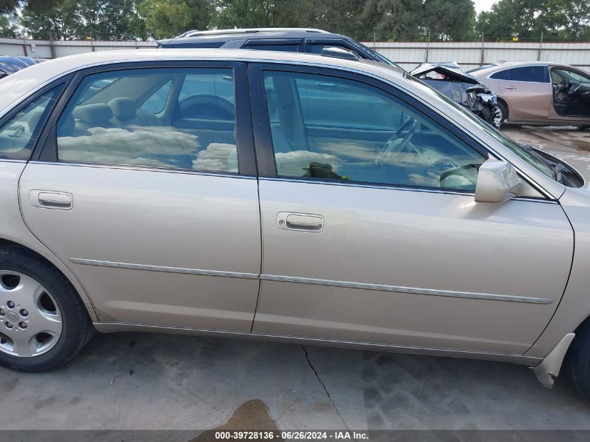 2003 Toyota Avalon Xls VIN: 4T1BF28BX3U327216 Lot: 39728136