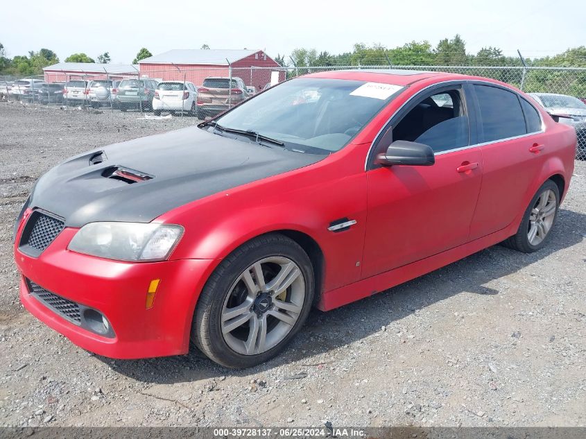 6G2ER577X9L238596 | 2009 PONTIAC G8