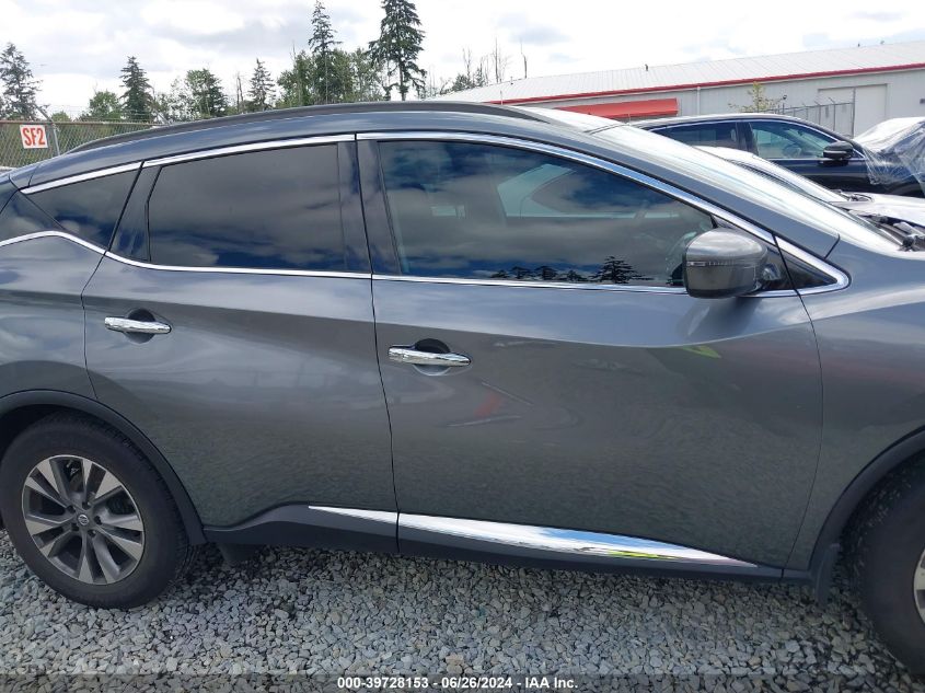 2018 Nissan Murano Sv VIN: 5N1AZ2MH7JN130864 Lot: 39728153