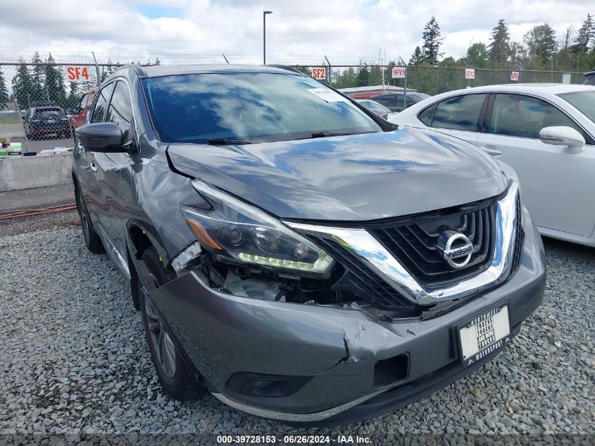 2018 Nissan Murano Sv VIN: 5N1AZ2MH7JN130864 Lot: 39728153