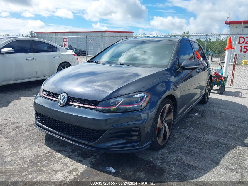 2018 Volkswagen Golf Gti 2.0T Autobahn/2.0T S/2.0T Se VIN: 3VW547AU3JM265706 Lot: 39728155