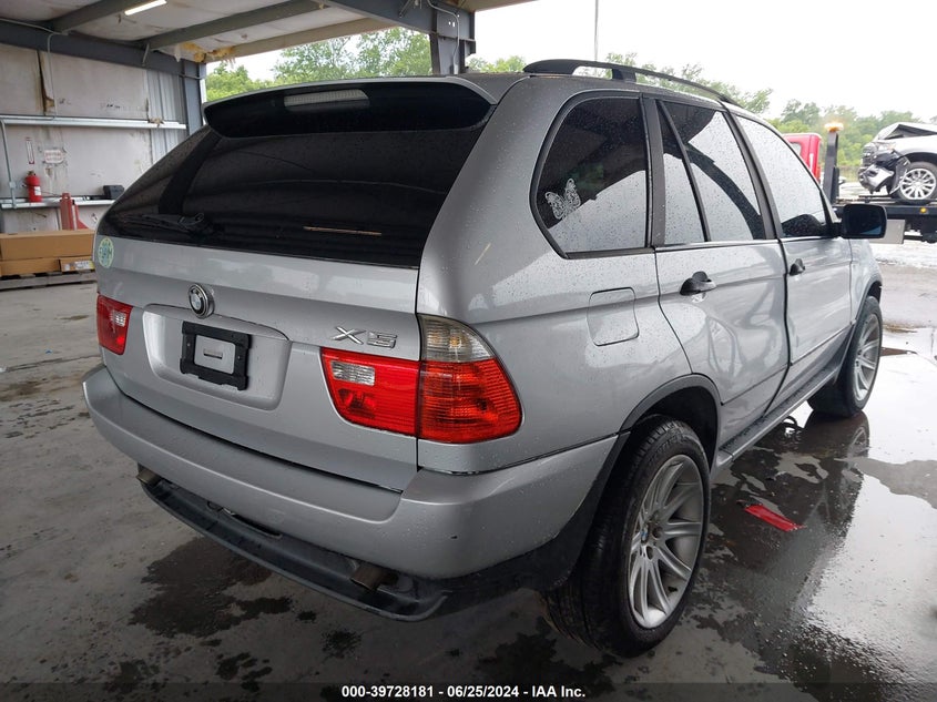 2004 BMW X5 3.0I VIN: 5UXFA13554LU37175 Lot: 39728181