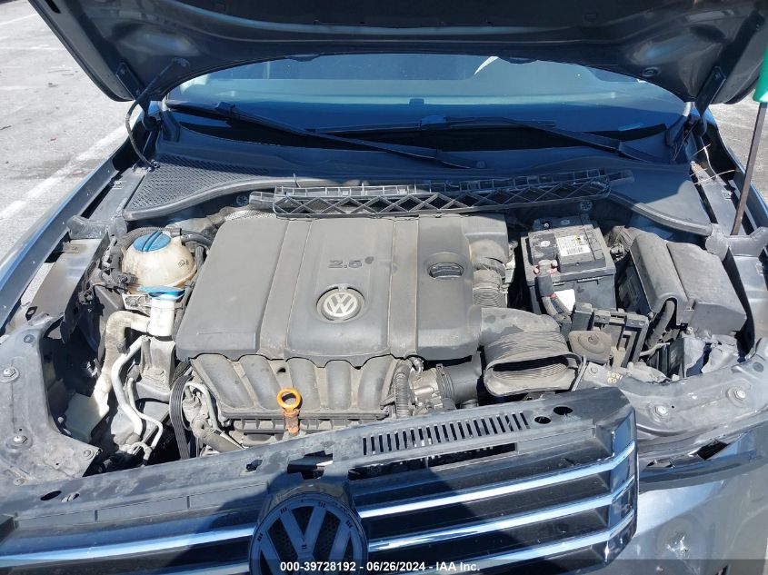 2012 Volkswagen Passat S VIN: 1VWAP7A39CC010575 Lot: 39728192