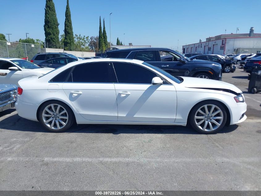 2011 Audi A4 2.0T Premium VIN: WAUFFAFL7BN038263 Lot: 39728226