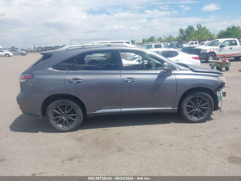 2012 Lexus Rx 350 VIN: 2T2BK1BA7CC142351 Lot: 39728234