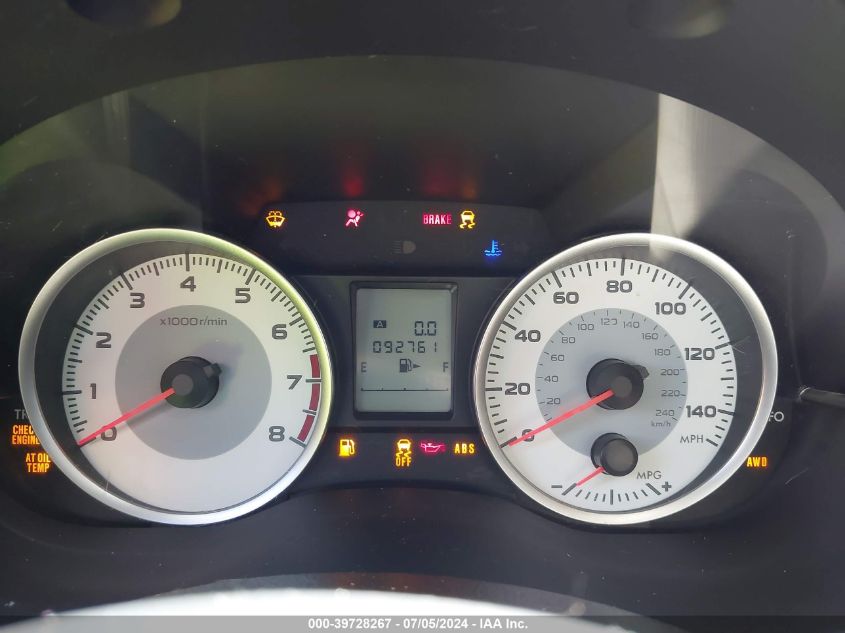 2012 Subaru Impreza 2.0I Premium VIN: JF1GJAD66CH029207 Lot: 39728267