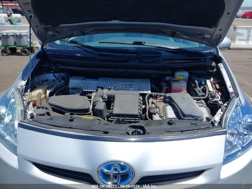 2010 Toyota Prius Ii VIN: JTDKN3DUXA5174560 Lot: 39728271