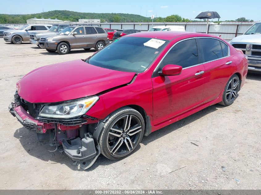 1HGCR2F52HA272803 2017 HONDA ACCORD - Image 2