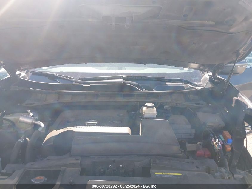 2019 Nissan Murano Sv VIN: 5N1AZ2MJ0KN110489 Lot: 39728292