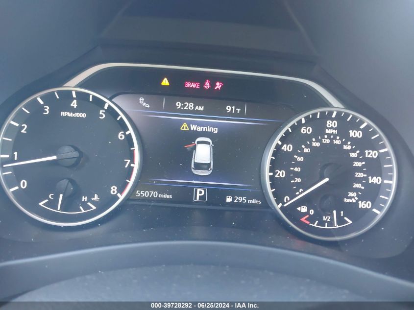 2019 Nissan Murano Sv VIN: 5N1AZ2MJ0KN110489 Lot: 39728292