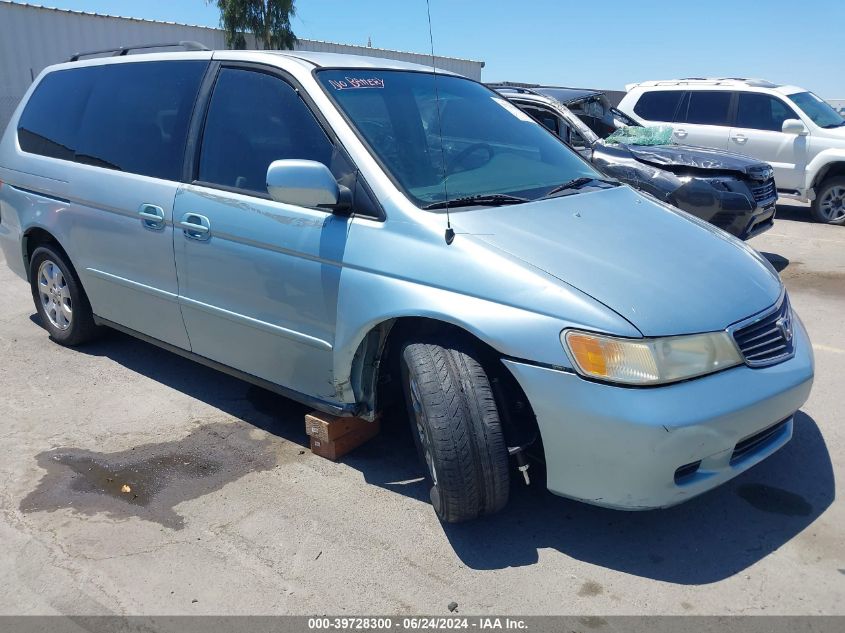 2003 Honda Odyssey Ex-L VIN: 2HKRL18703H502052 Lot: 39728300