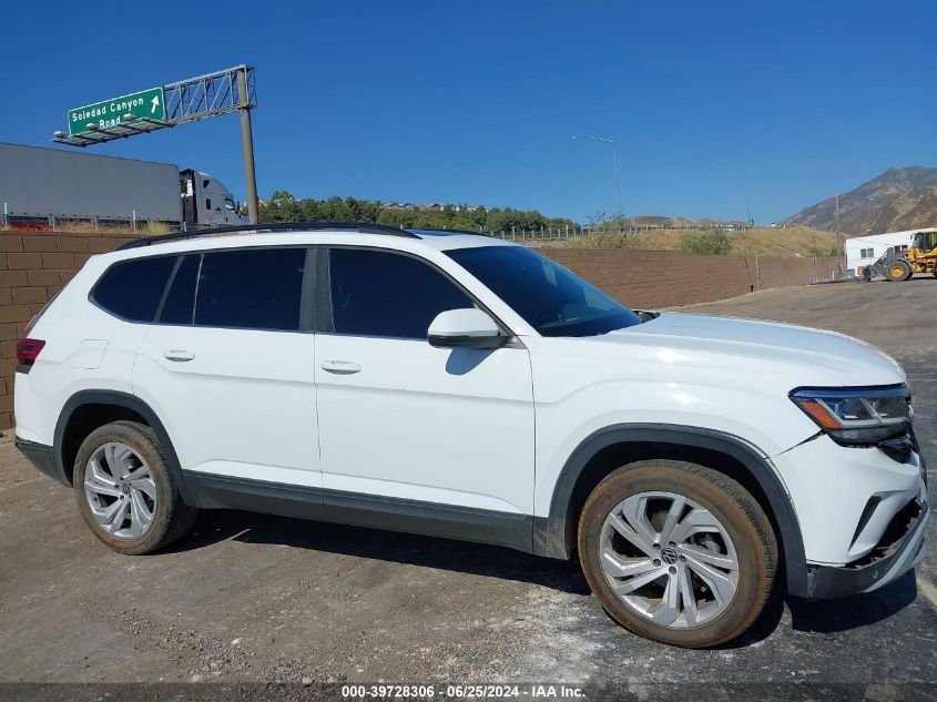 2021 Volkswagen Atlas 3.6L V6 Se W/Technology VIN: 1V2JR2CA5MC500264 Lot: 39728306