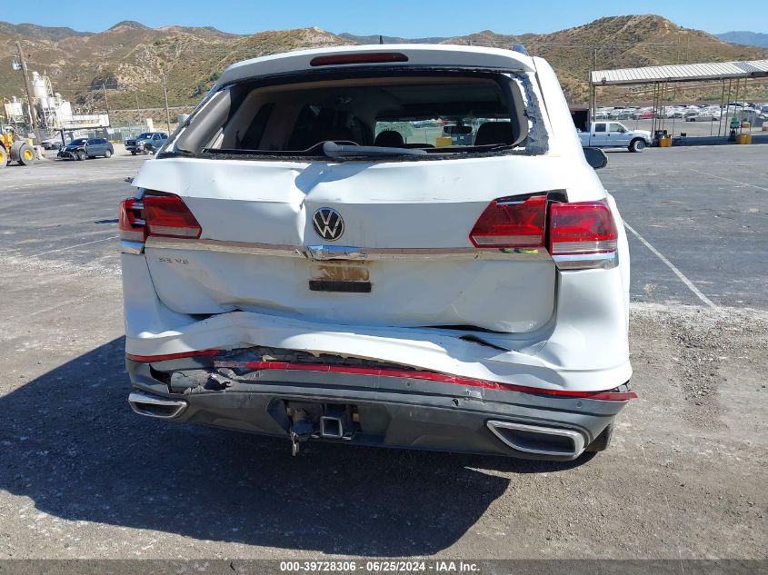 2021 Volkswagen Atlas 3.6L V6 Se W/Technology VIN: 1V2JR2CA5MC500264 Lot: 39728306