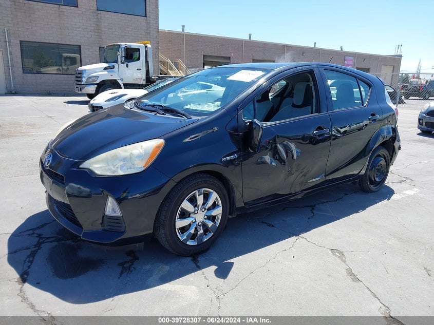 2012 Toyota Prius C One VIN: JTDKDTB36C1002839 Lot: 39728307