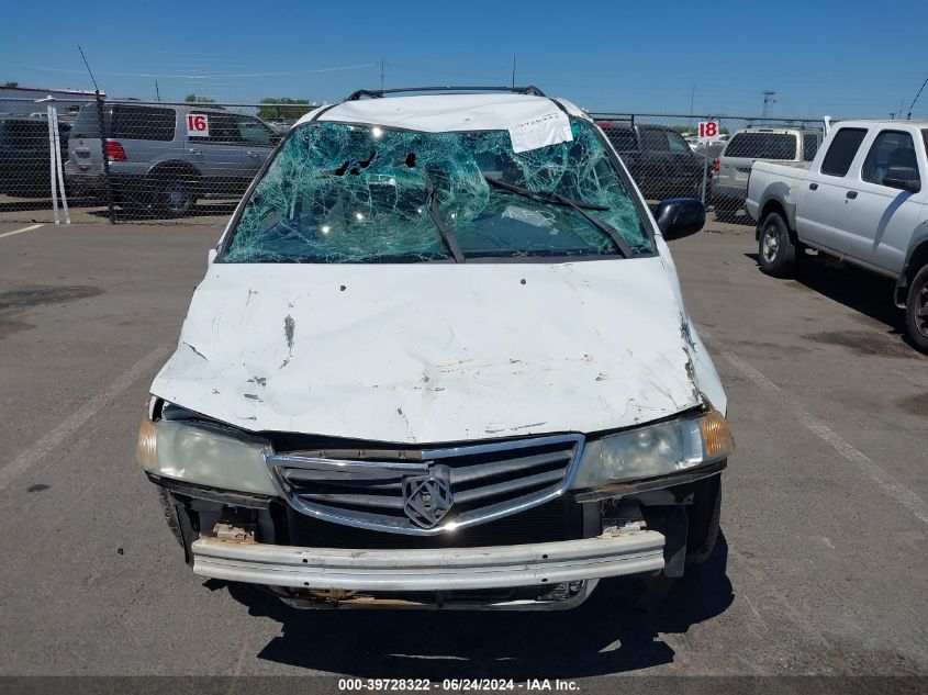 2002 Honda Odyssey Lx VIN: 5FNRL18512B018872 Lot: 39728322