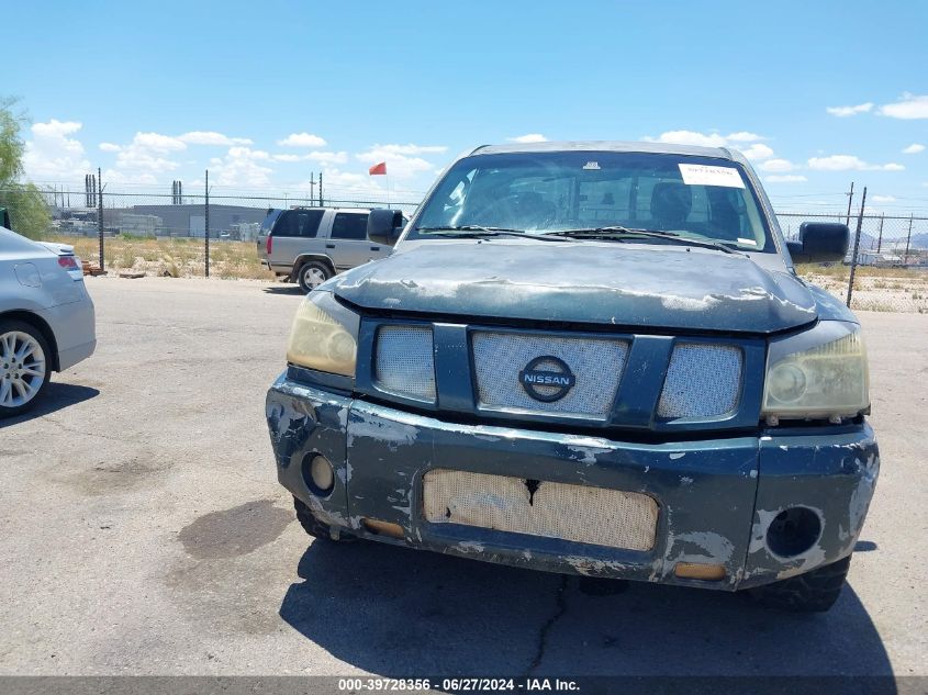 2007 Nissan Titan Xe VIN: 1N6BA06A07N202837 Lot: 39728356