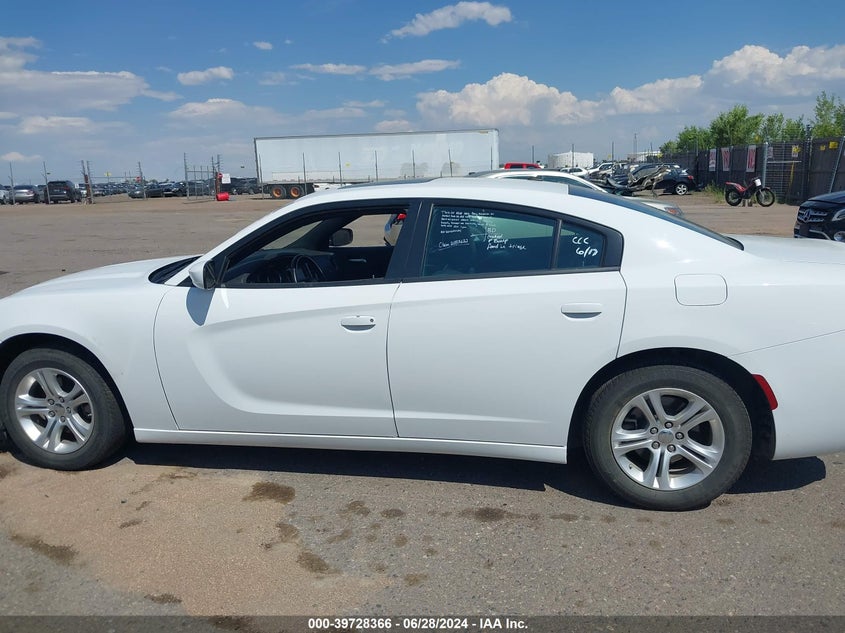 2022 Dodge Charger Sxt VIN: 2C3CDXBG8NH182672 Lot: 39728366