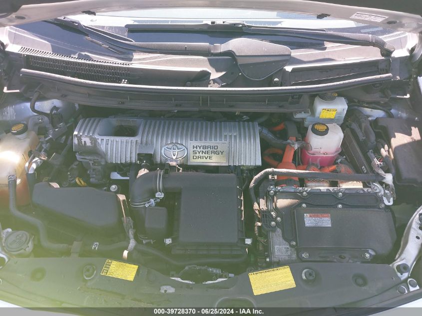 2013 Toyota Prius VIN: JTDKN3DU9D5612697 Lot: 39728370