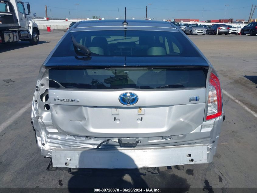 2013 Toyota Prius VIN: JTDKN3DU9D5612697 Lot: 39728370