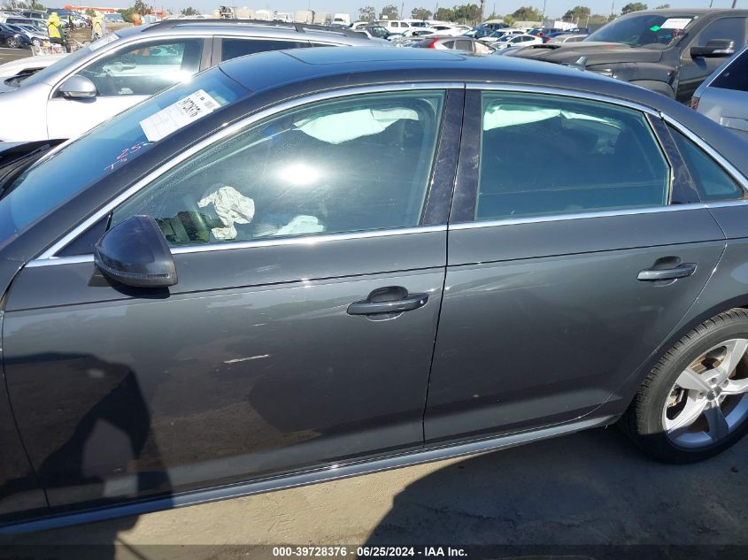 2019 Audi A4 Premium VIN: WAUDNAF43KA042210 Lot: 39728376