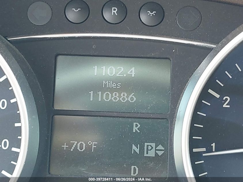 2008 Mercedes-Benz Ml 350 4Matic VIN: 4JGBB86E48A370549 Lot: 39728411