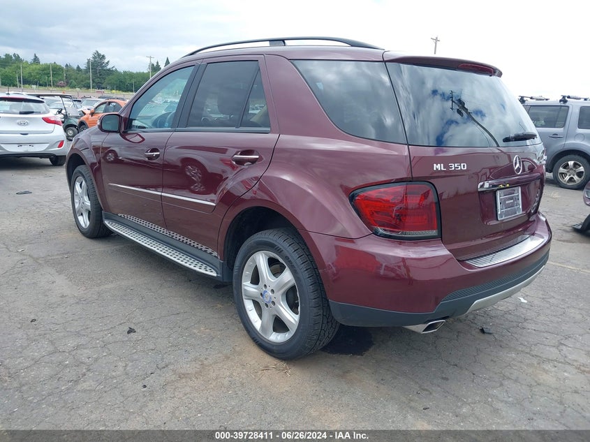 2008 Mercedes-Benz Ml 350 4Matic VIN: 4JGBB86E48A370549 Lot: 39728411