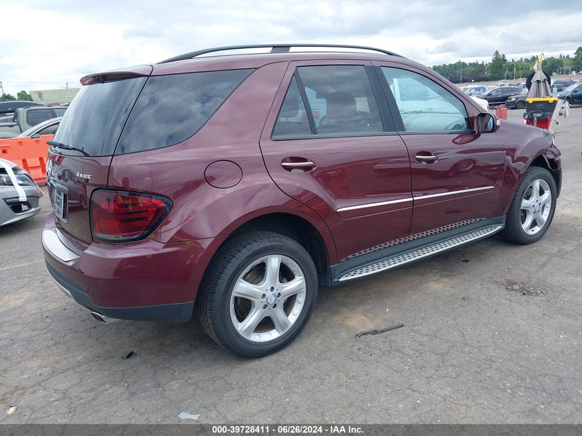 2008 Mercedes-Benz Ml 350 4Matic VIN: 4JGBB86E48A370549 Lot: 39728411