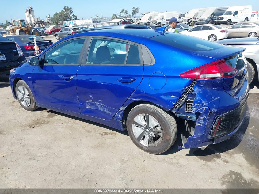 2019 Hyundai Ioniq Hybrid Blue VIN: KMHC65LC8KU178874 Lot: 39728414