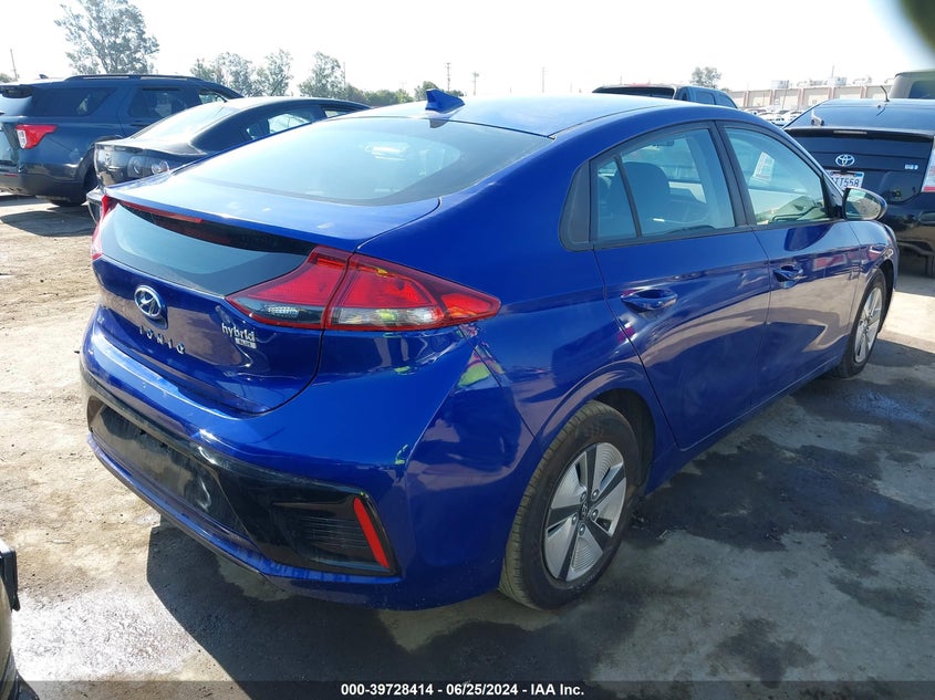 2019 Hyundai Ioniq Hybrid Blue VIN: KMHC65LC8KU178874 Lot: 39728414