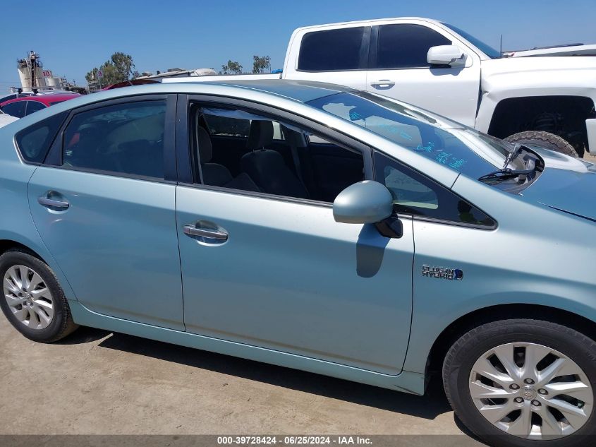 2014 Toyota Prius Plug-In VIN: JTDKN3DP6E3057053 Lot: 39728424