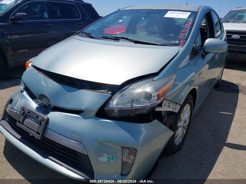 2014 Toyota Prius Plug-In VIN: JTDKN3DP6E3057053 Lot: 39728424