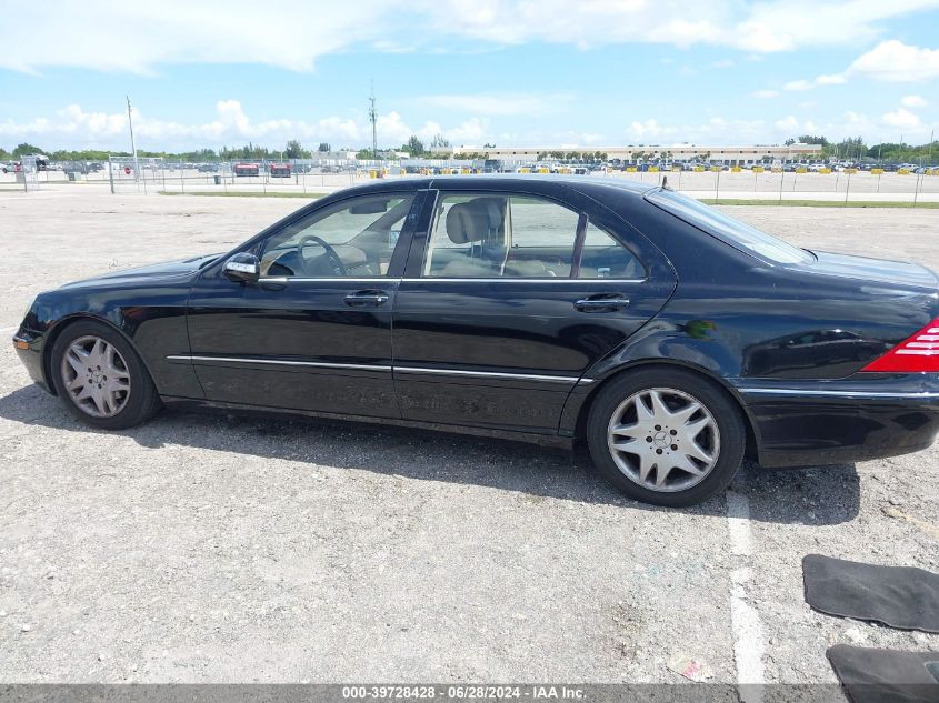 2003 Mercedes-Benz S 500 VIN: WDBNG75J03A329502 Lot: 39728428