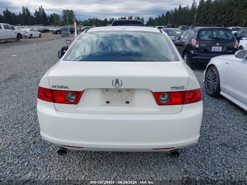 2006 Acura Tsx VIN: JH4CL96926C026250 Lot: 39728431