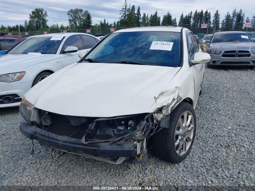 2006 Acura Tsx VIN: JH4CL96926C026250 Lot: 39728431