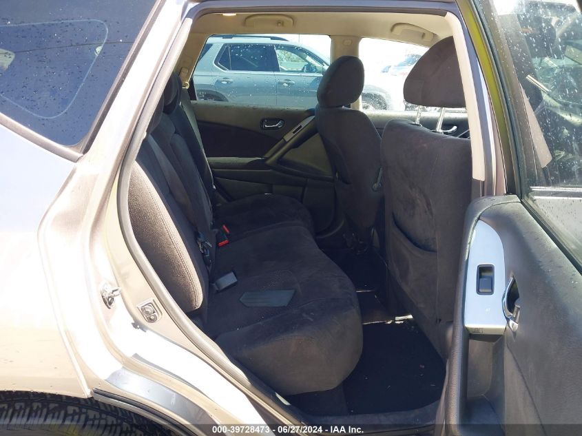 2009 Nissan Murano S VIN: JN8AZ18U09W011361 Lot: 39728473