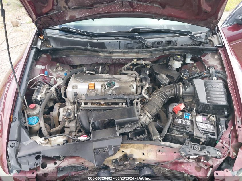 2009 Honda Accord 2.4 Lx VIN: 1HGCP25329A148165 Lot: 39728482