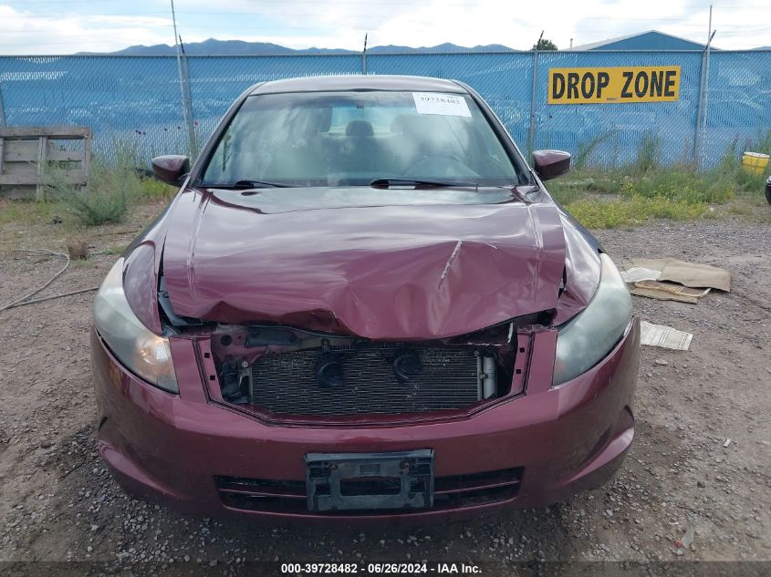 2009 Honda Accord 2.4 Lx VIN: 1HGCP25329A148165 Lot: 39728482